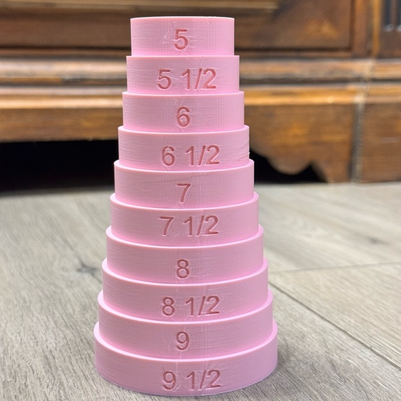 Bracelet Sizer Mandral Matte Pink - Picture 2 of 4